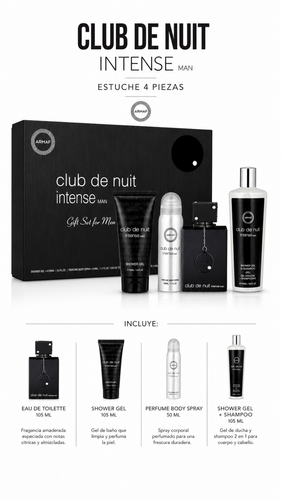 Estuche Armaf Club de Nuit Intense Man