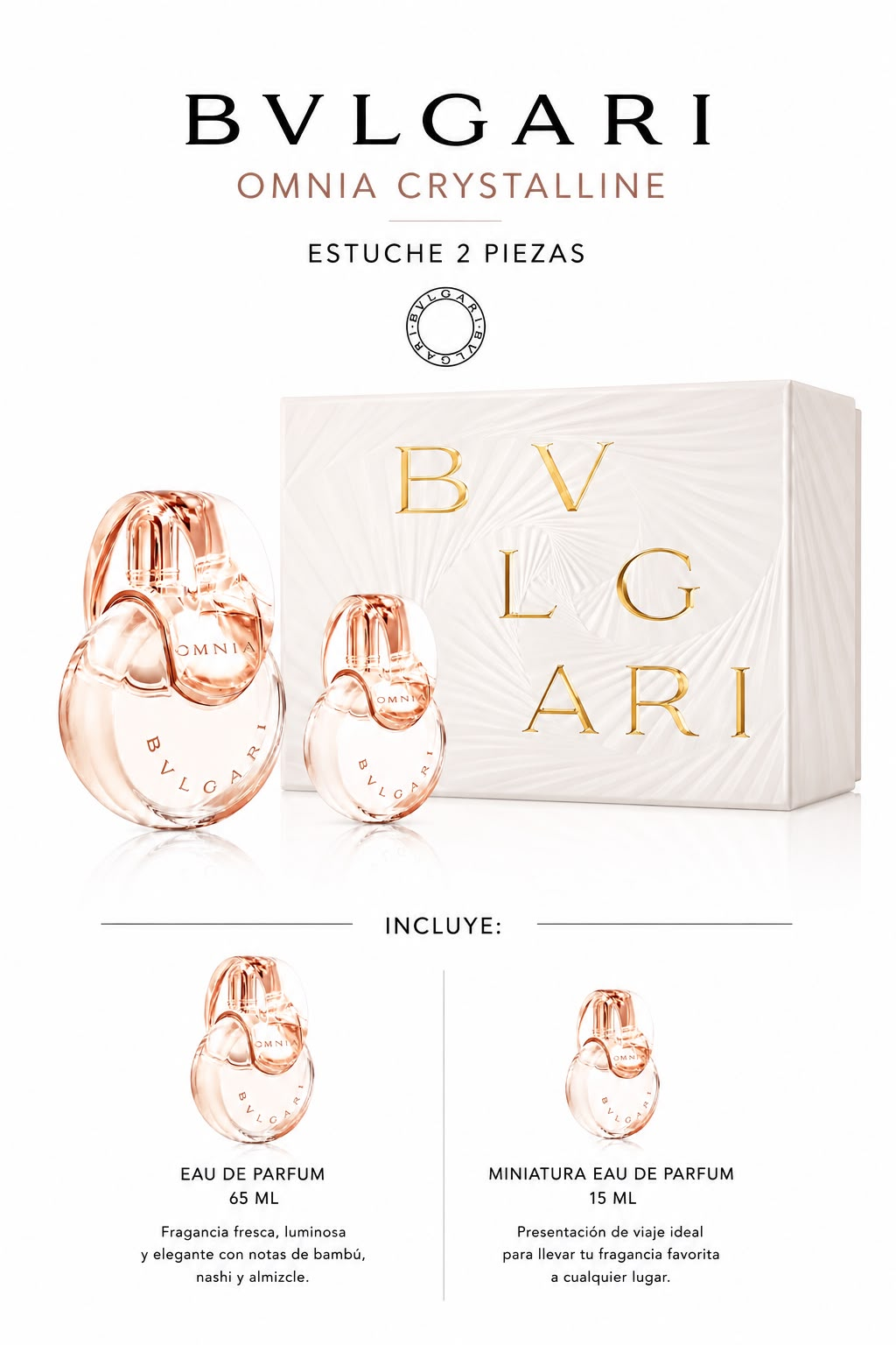 Estuche Omnia Crystalline EDP 2 Piezas